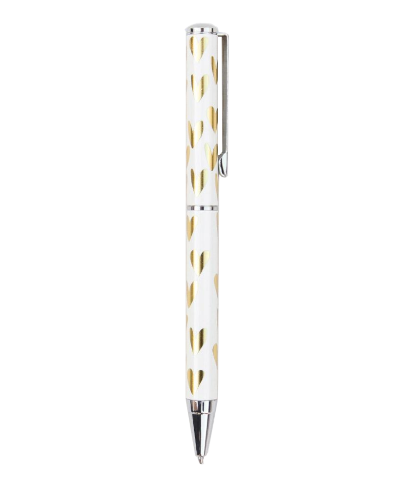 Kugelschreiber Metallic Hearts