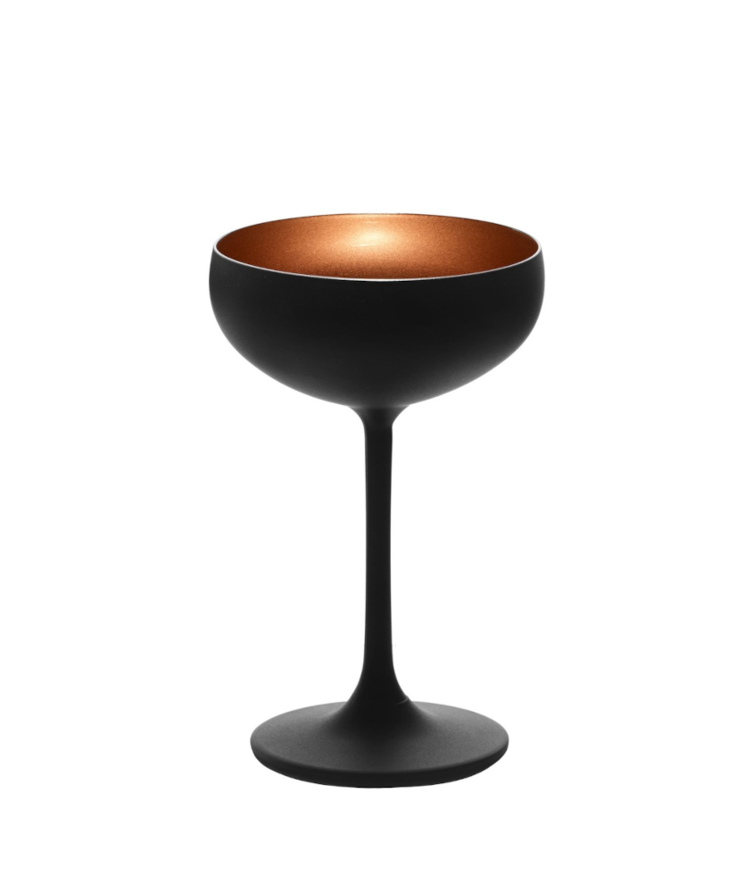 Sektschale Elements schwarz/bronze - Stölzle